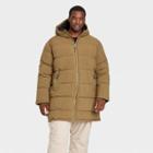 Men's Big & Tall Mid-length Puffer Jacket - All In Motion Green