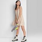 Women's Woven Sleeveless Tiered Swing Dress - Wild Fable Off-white Floral