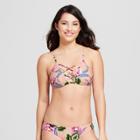 Tori Praver Seafoam Women's Tropical Strappy Bikini Top - Porcelain