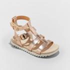 Toddler Girls' Luna Gladiator Sandals - Cat & Jack Rose Gold