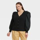 Women's Plus Size Cardigan - Who What Wear Black