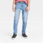 Boys' Stretch Relaxed Taper Jeans- Art Class Light Wash