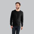 Fruit Of The Loom Select Fruit Of The Loom Men's Long Sleeve T-shirt - Black