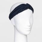 Textured Headwrap - Universal Thread Navy Blue