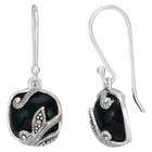 Target Marcasite And Onyx Earring -