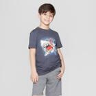 Boys' Baseball Shark Short Sleeve Graphic T-shirt - Cat & Jack Navy