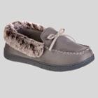 Isotoner Women's Recycled Microsuede Slippers - Gray