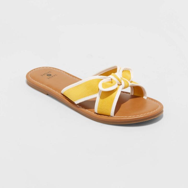 Shade & Shore Women's Lorelei Crossband Bow Sandals - Shade &