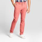 Men's Slim Fit Hennepin Chino Pants - Goodfellow & Co Dusty Red