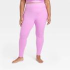 Women's Plus Size Brushed Sculpt Ultra High-rise Leggings - All In Motion Purple