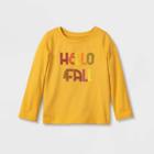 Toddler Girls' 'hello Fall' Long Sleeve Graphic T-shirt - Cat & Jack Yellow