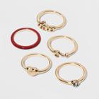 Bottle Pack Ring Set 5pc - Wild Fable Gold