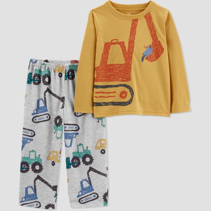 Carter's Just One You Toddler Boys' 2pc Construction Pajama Set - 18m, One Color