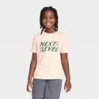 Boys' Short Sleeve Next Level Graphic T-shirt - All In Motion Peach Orange