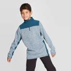 Boys' Fleece 1/4 Zip Sweater - C9 Champion Jetson Blue Heather Xs, Boy's, Jetson Blue Grey