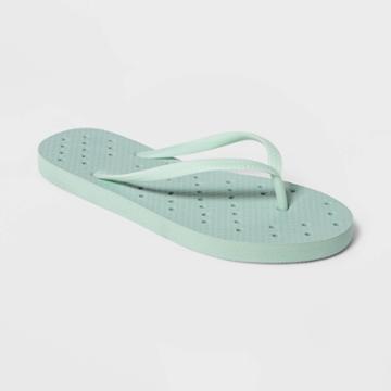 S Shower Flip Flop Sandals Mint - Room Essentials , Green