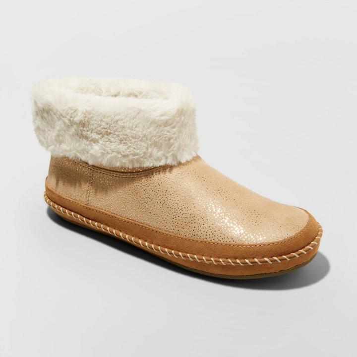 Women's Dixie Slipper Boots - Stars Above Gold