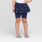 Toddler Girls' Fashion Shorts - Cat & Jack Navy 18m, Girl's, Blue