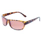 Target Women's Rectangle Wrap Sunglasses - Tort, Brown
