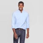 Men's Slim Fit Long Sleeve Whittier Oxford Button-down Shirt - Goodfellow & Co Blue L, Men's,