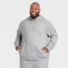 Men's Big & Tall Cotton Fleece Pullover Hoodie - All In Motion Gray