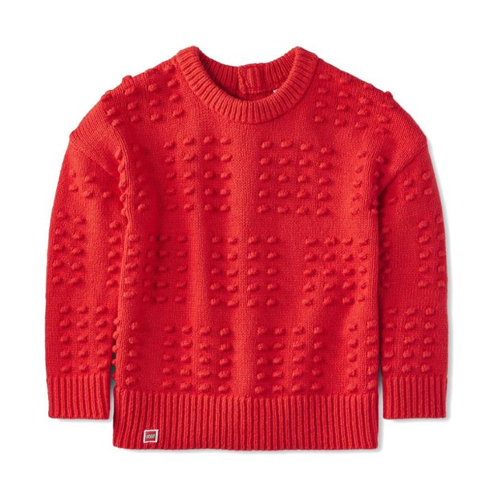 Toddler Adaptive Textured Sweater - Lego Collection X Target Red