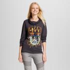 Women's Star Wars Long Sleeve Graphic Cowl Sweatshirt (juniors') - Black
