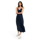 Women's Slip Dress - Nili Lotan X Target Navy Blue