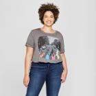 Women's The Beatles Plus Size Abbey Road Short Sleeve Graphic T-shirt (juniors') Charcoal Gray