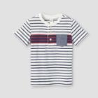 Oshkosh B'gosh Toddler Boys' Striped Henley T-shirt - Blue/red