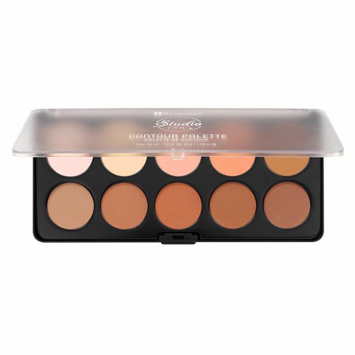 Bh Cosmetics Studio Pro 10 Color Contour Palette - .74oz, Brown