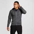 Men's Fleece Full Zip Hoodies - C9 Champion Dark Gray 2xl, Size: Xxl, Charcoal Heather