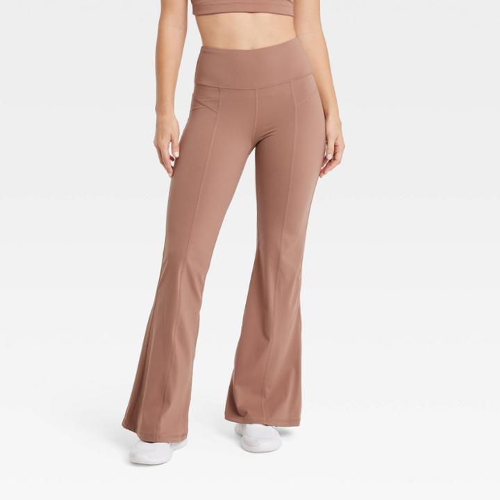Women's High-rise Flare Leggings - Joylab Brown
