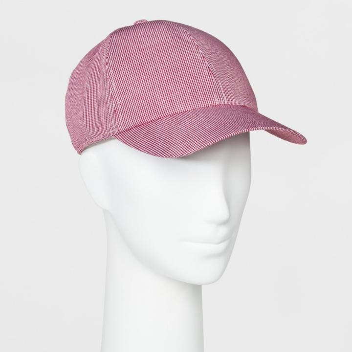 Mossimo Supply Co. Women's Gingham Baseball Cap - Mossimo