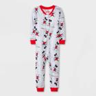 Toddler Boys' Mickey Mouse & Friends Snug Fit Union Suit - Gray