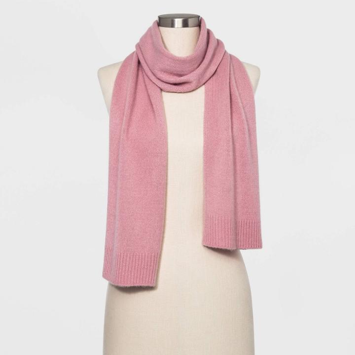 Women's Oblong Scarves - A New Day Pink One Size, Women's, Blush