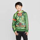 Mad Engine Boys' Fortnite Rex Costume Fleece Sweatshirt - Green/orange