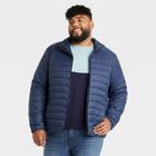 Men's Tall Lightweight Trucker Jacket - Goodfellow & Co Navy