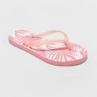 Women's Brynn Flip Flop Sandals - Shade & Shore Pink Palm