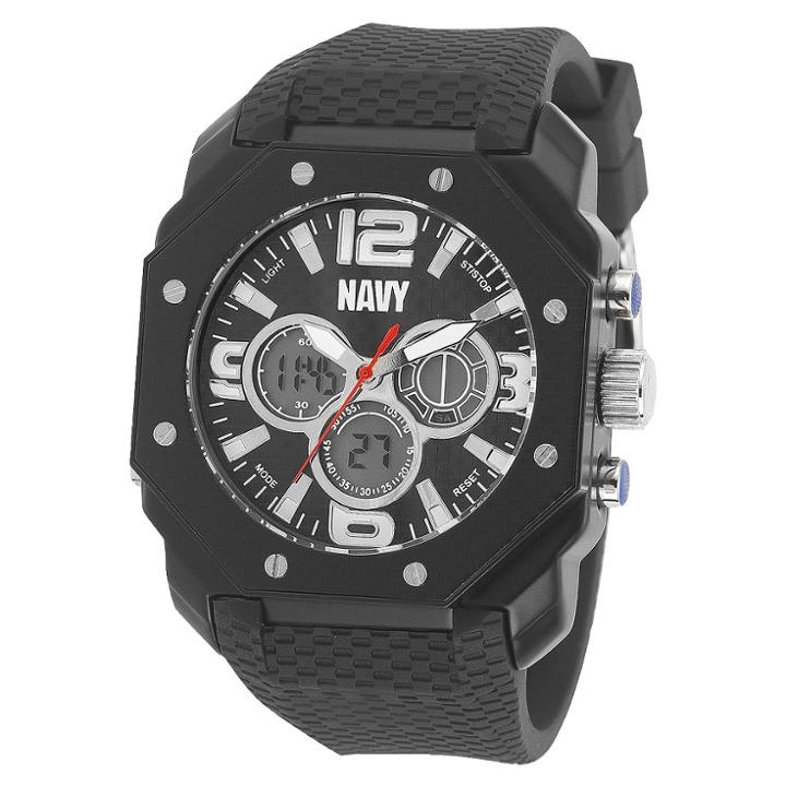 Men's' Wrist Armor U.s. Navy C28 Analog-digital Quartz Watch - Black,