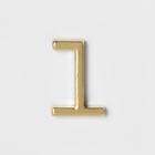Target Women's Fashion Stick On Pin Letter L - Gold, Bright Gold Initial