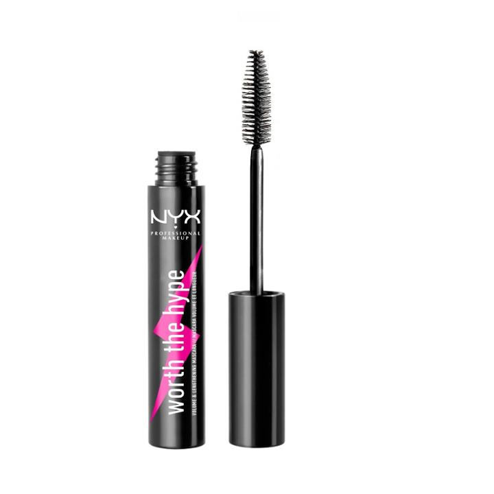 Nyx Professional Makeup Worth The Hype Volumizing & Lengthening Mascara - 0.23 Fl Oz, Black