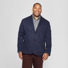 Target Men's Tall Standard Fit Knit Blazer - Goodfellow & Co Federal Blue