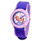 Disney Girls' Sofia Stainless Steel With Printed Bezel Watch - Purple