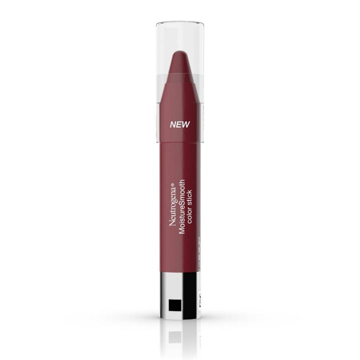 Neutrogena Moisturesmooth Color Stick 130 Wine Berry - 0.11oz, Adult Unisex,