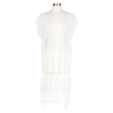 Sylvia Alexander Kimono With Sleeves - White, Women's