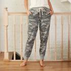 Women's Camo Print Mid-rise Jogger Pants - Universal Thread Dark Green