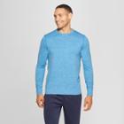 Men's Long Sleeve Tech T-shirt - C9 Champion Blue Jazz Heather