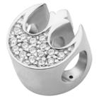 Men's Star Wars Rebel Alliance Symbol 925 Sterling Silver Bead Charm With Clear Cz