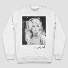 Men's Dolly Parton Pullover Graphic Sweatshirt - White